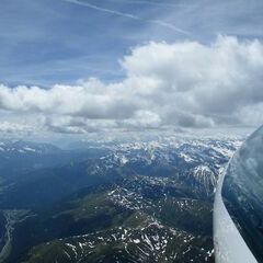 Flugwegposition um 11:27:35: Aufgenommen in der Nähe von 39041 Brenner, Südtirol, Italien in 3565 Meter